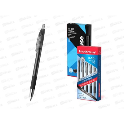 Ручка гел. EK46815 R-301Origina Gel Matic&Grip 0.5мм черный *12 Ручка гел. EK46815 R-301Origina Gel Matic&Grip 0.5мм черный *12