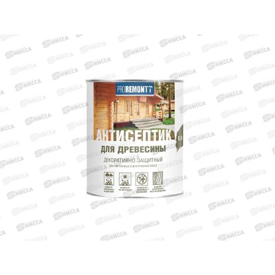 Антисептик PROREMONT деревозащ.ср-во Орегон 0,8л, Л-С СРОК ДО 04.26