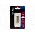 Флеш-карта USB 3.0 Perfeo  64GB M08 Metal series, PF-M08MS064
