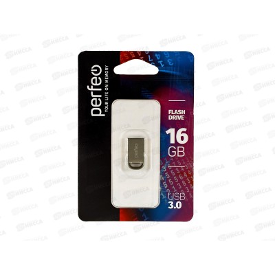Флеш-карта USB 3.0 Perfeo 16GB M11 Metal series, PF-M11MS016 Флеш-карта USB 3.0 Perfeo 16GB M11 Metal series, PF-M11MS016