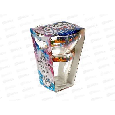 Набор Ланч 1238-Д Бордюр фруковый кружка 250мл+салатник 250мл