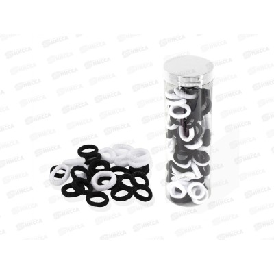 Резинки д/волос  Alingar d20,12шт,асс ,AL13433