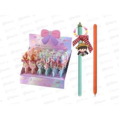 Ручка гел. Alingar синяя little girl, 0.5мм,  AL11611*36