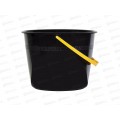 Ведро-лукошко 11л мерное черное ИНТ *15