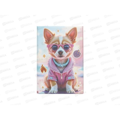 Блокнот  Darvish 80л.&quotСтильная собачка&quot, DV-15679А