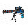 Электро пушка №8040 звук, свет, коробка 31*6*19