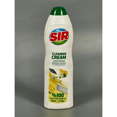 СИР Крем чистящий минеральный для тверд поверхностей Лимон  1125гр *12