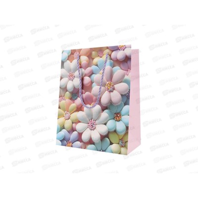 Пакет подарочный 18-23*10см Цветы DV-15453M  *12