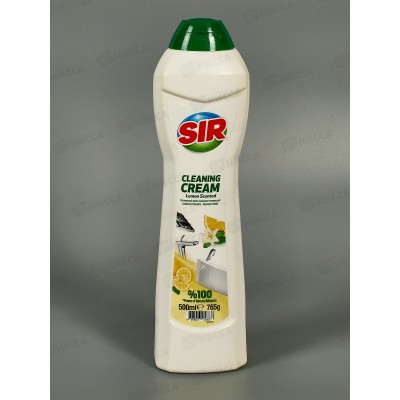 СИР Крем чистящий минеральный для тверд поверхностей Лимон  765гр *12