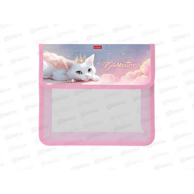 Папка д/тетр. Hatber А5 ГлаМур. пластик.на липучке 05068 *12