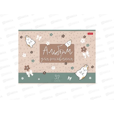 Альбом д/рис.32л Hatber Cute Sharm, на скобе 094486 *5/30