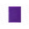 Записн.книжка Hatber А6 80л CANVAS фиолетовая пласт.обл. 05320 *20