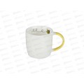 Кружка 355мл Пчелки, фарфор, 4 дизайна, MILLIMI, 806-514 г