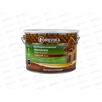 Декоративная пропитка DREVIKA 2в1 Классик палисандр 9л *1