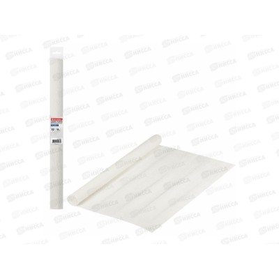 Бумага креп. рулон BRAU 50х2,5м, белая, 126528 *1/10