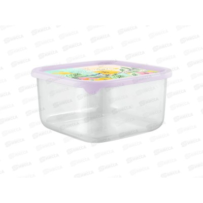 Контейнер 0,8л д/продуктов Sugar&Spice Bloom квадр., SE168010626 *18