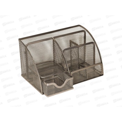 Органайзер наст. INFORMAT 7отд. 125*220*140 метал, серебро 246318 *1