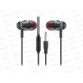 Гарнитура Smartbuy M300, внутриканальная, металлический корпус, микрофон, пульт, черн, пакет, SBH-025 *100