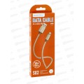 Кабель  S02 microUSB серый, 3А, 1м, Smartbuy iK-12-S02dg