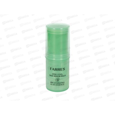 Farres Сыворотка для лица в стике 9006 охлаждающая с SPF50 и алоэ 17г Farres Сыворотка для лица в стике 9006 охлаждающая с SPF50 и алоэ 17г