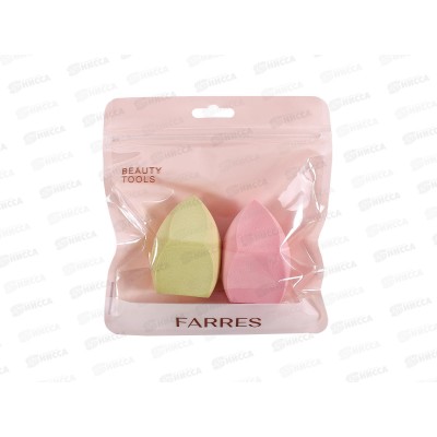 Farres FP075 Набор спонжей для макияжа трехгранные 2шт *12 Farres FP075 Набор спонжей для макияжа трехгранные 2шт *12