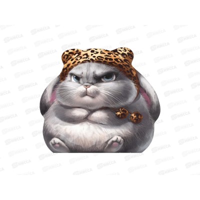 Блокнот 32л ФЕН Сердитый кролик 130*120мм 72650  *50