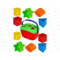 Сортер-ведерко (салатовый,красный, синий), И-0799  *8