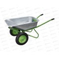 Тачка садово-строительная 110л 2 пневмоколеса 3.25/3.00-8 360мм, 230кг, толщина 0.7мм, 689648 Тачка садово-строительная 110л 2 пневмоколеса 3.25/3.00-8 360мм, 230кг, толщина 0.7мм, 689648