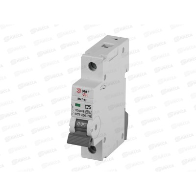 Авт.выкл. ЭРА PRO VA63-1P25C4.5 ВА47-63 1P 25А (C)