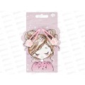 Набор заколок д/волос ФЕН Лапки 2шт 5,4см. розовый. 71740 *10