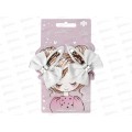 Набор заколок д/волос ФЕН Банты 2шт 5,5см. белый. 71745 *10