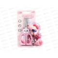 Ножницы детск. ФЕН Розовый мишка 12*5,5см 72871 *24