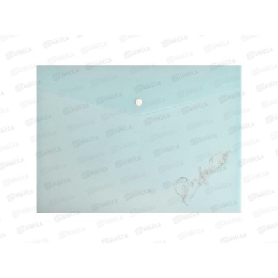 Папка д/документов ФЕН 33*25см мятный глиттер на кнопке 65869 *12