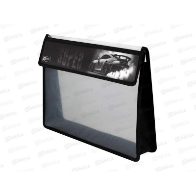 Папка д/тетрадей ФЕН А4 Супер. 1отд. липучка пластик 73701 *12