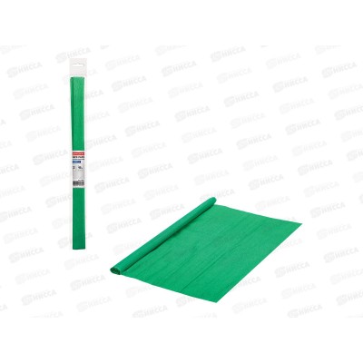 Бумага креп. рулон BRAU 50х2,5м, зеленая, 112531 *1/10