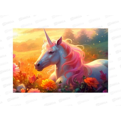 Алмаз. мозаика (класс.) 17х22см Единорог в поле, НД-0748 с подр. Алмаз. мозаика (класс.) 17х22см Единорог в поле, НД-0748 с подр.
