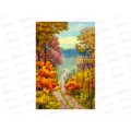 Алмаз. мозаика (блест.) 17х22см Осень в деревне, НД-0751 с подр. Алмаз. мозаика (блест.) 17х22см Осень в деревне, НД-0751 с подр.