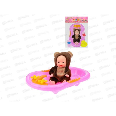 Пупс &quotВодные процедуры-3&quot с аксессуар., 2868391 в пакете
