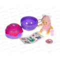 Кукла OLY Bondibon спящая, в мех. костюмчике, 8см, 3357-2, ВВ3879 Кукла OLY Bondibon спящая, в мех. костюмчике, 8см, 3357-2, ВВ3879