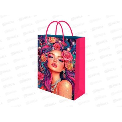 Пакет подарочный MI 32х45х10см Девушка, ППК-1251 *12
