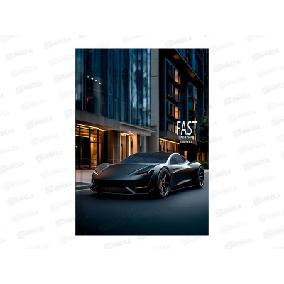 Записная книжка ПП А6 80л Красивые автомобили - 12, ЗК80-0077