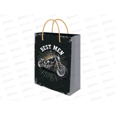 Пакет подарочный MI 32,4х44,5х10,2см Байк, ППК-4025 *12