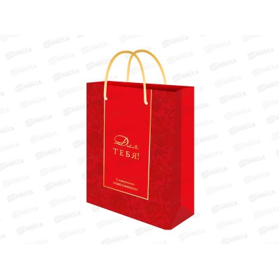 Пакет подарочный MI 50х72х16см Для тебя, красный, ППК-1295 *12