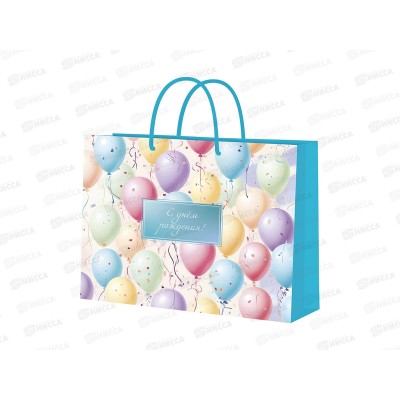 Пакет подарочный MI 54х44х16см Воздушные шарики, ППК-4033 *12