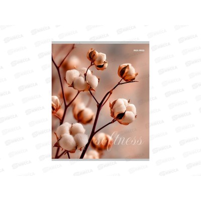 Тетрадь 96л клетка Profit Нежная природа - 1, мел., 96-0127 *6/48