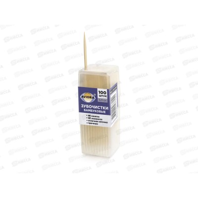 Зубочистки бамбук AVIORA уп-100шт 401-485 *12/480