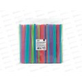 Трубочки AVIORA 8*240мм прямые цветные 250шт 401-001  *24