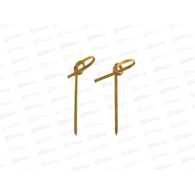 Пики бамбук AVIORA Узелок 60мм 100шт пак 491-044   *50