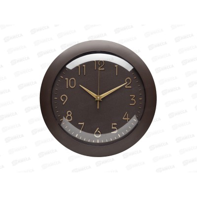 Часы &quot21 Век&quot 3123-004 круг d=31см,т-корич,Классика,Рубин