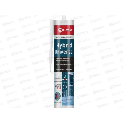Клей SilFix Hybrid Universal конструкци. белый, 280мл Срок до 30.04.26